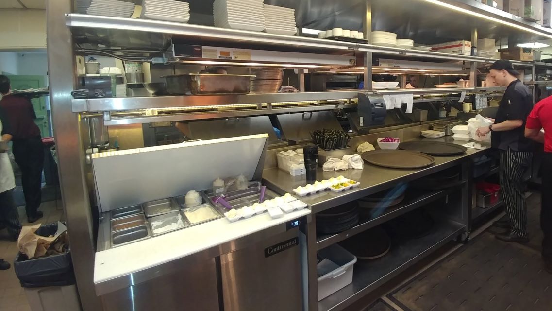 ergonomic workstations in commercial kitchens