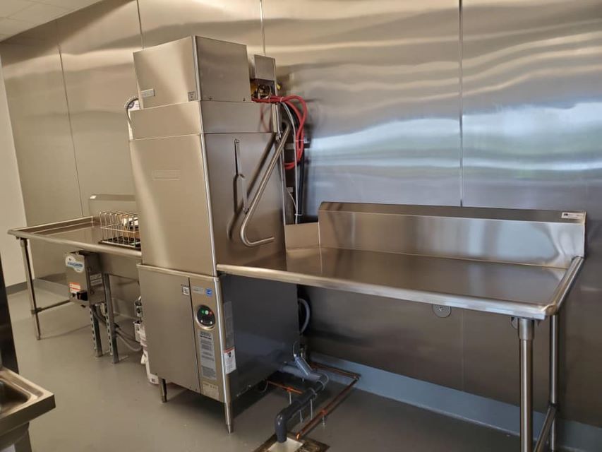 kitchen equipment and countertop