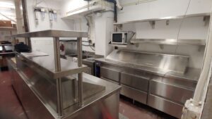 stainless steel kitchen counters